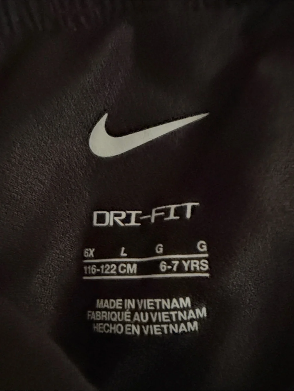 Nike Black Athletic Shorts with White Trim
